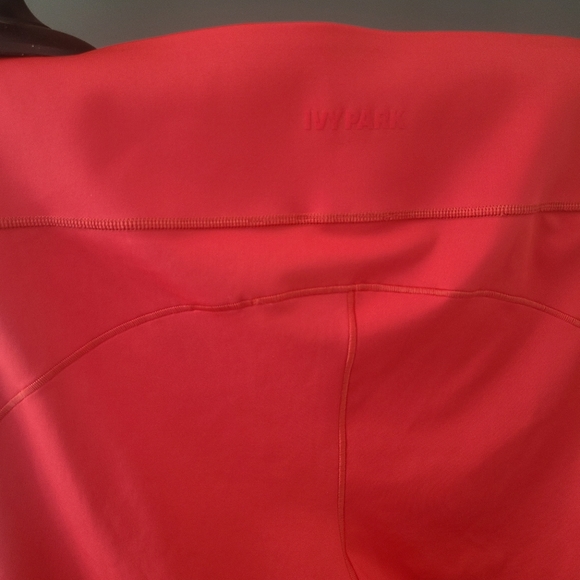 Adidas x Ivy Park Rib Panel Tights Real Coral - Picture 4 of 5